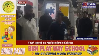 Youth injured in a road accident in Kishtwar