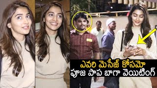 Actress Pooja Hegde With BEAUTIFUL Looks Spotted At Airport | Pooja Hegde Latest Video | News Buzz