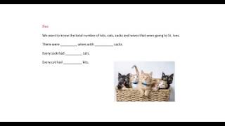Problem Solving: Restate the Problem