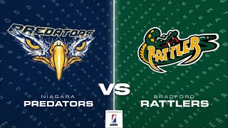 Bradford Rattlers vs Niagara Predators. Nov 3, 2024