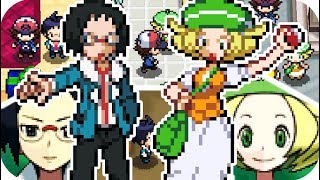 Pokémon Black \u0026 White - All Rival Cheren \u0026 Bianca Battles (1080p60)