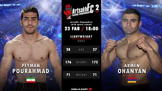 ArtsakhFC-2.Peyman Pourahmad vs Armen Ohanyan full fight