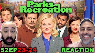 Parks and Recreation - S2 Ep 23-24 - REACTION - First Time Watching