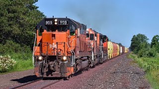 Trains on CN's Minnesota Iron Range