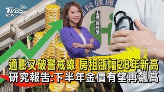 通膨又破警戒線 房租漲幅28年新高 研究報告:下半年金價有望再飆高【TVBS說新聞】20240607@TVBSNEWS01