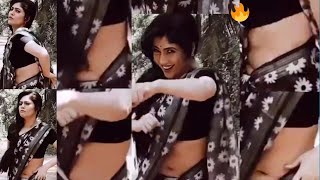 Sherin Shringar hot latest sexy navel show | (MUST WATCH) #redhot #sherin