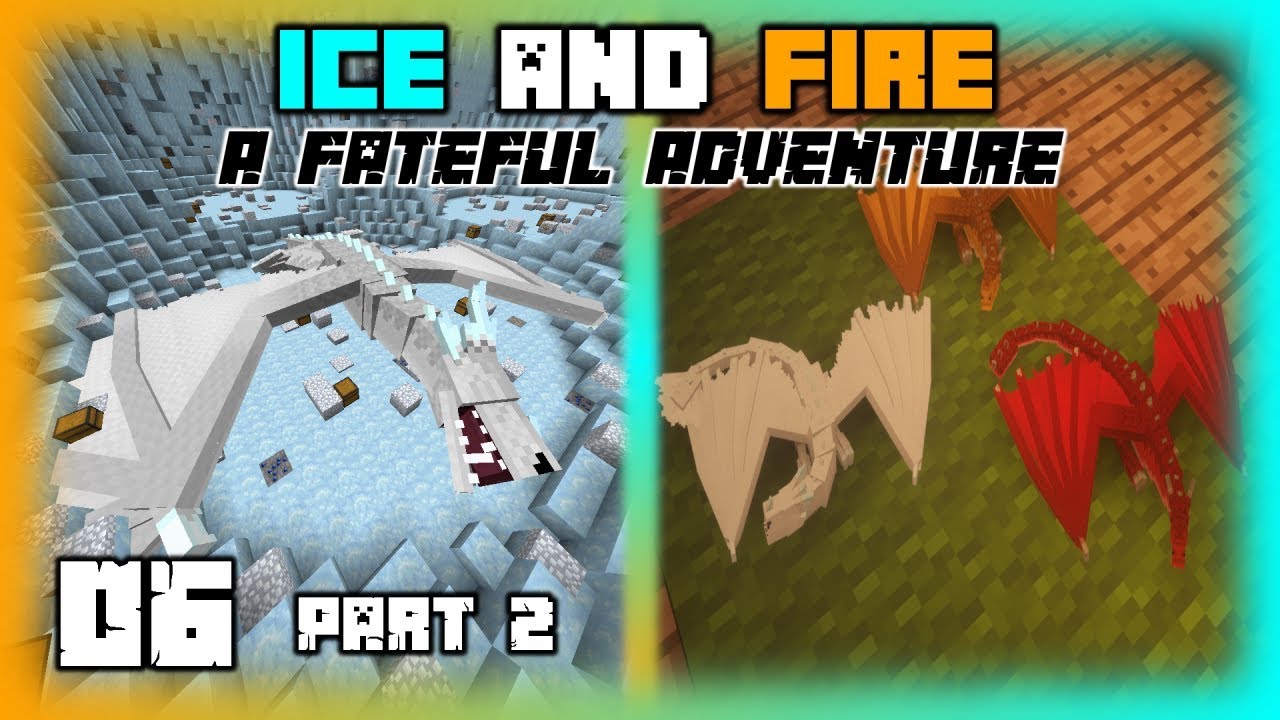 HATCHING DRAGONS! - Minecraft Ice And Fire Let's Play - E06 (PART 02 ...