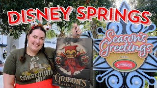 New Gideon’s Cookies, Disney Springs Christmas Tree Stroll \u0026 Ever After 🎄🍪 | Disney World 2024