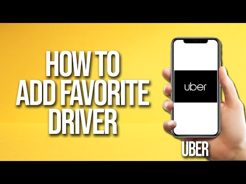 Cómo agregar el tutorial de Uber de conductor favorito