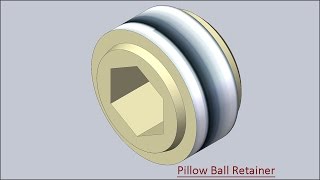 Pillow Ball Retainer (Solid Edge Tutorial)