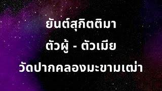 #ยันต์สุกิตติมาตัวผู้ตัวเมีย #มหาเสน่ห์ชั้นสูง สายวัดปากคลองมะขามเฒ่า