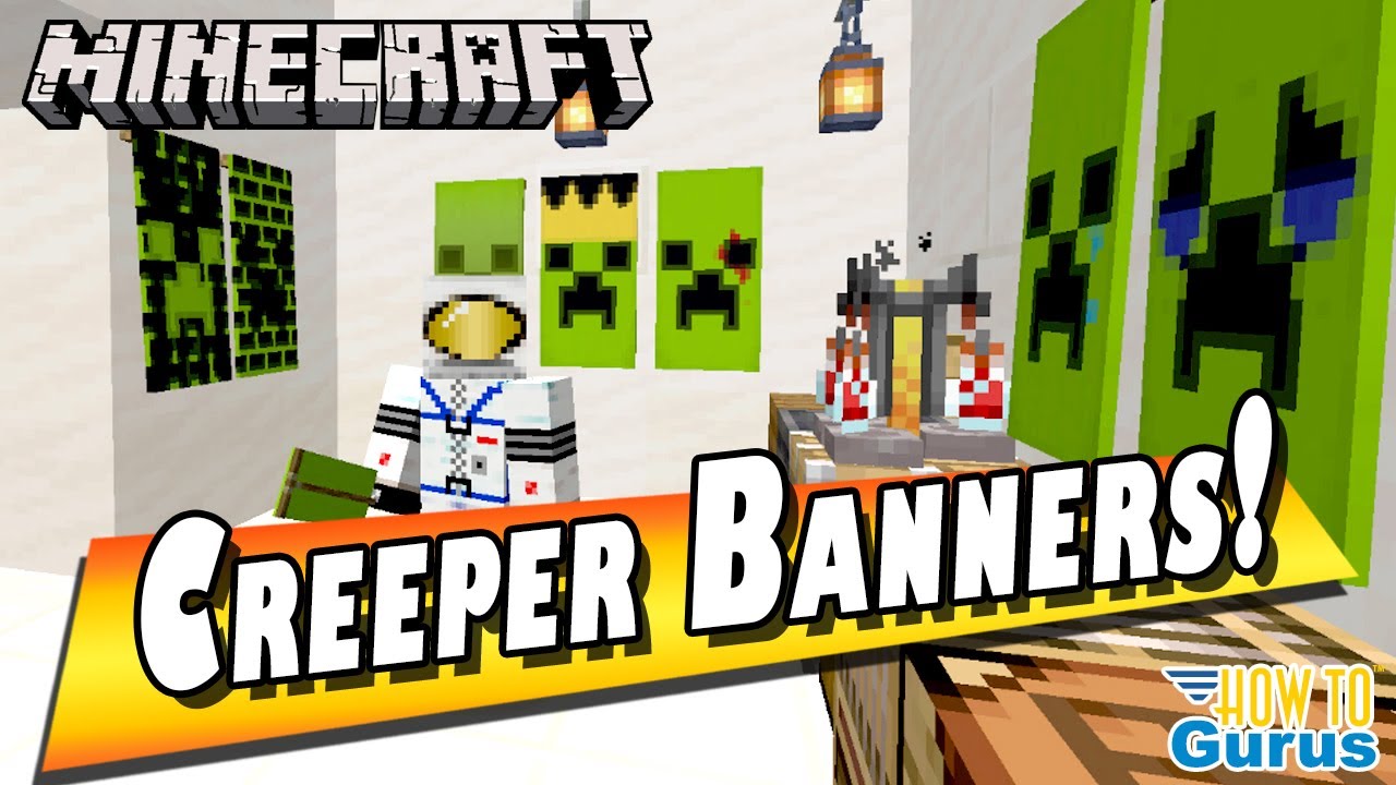 How You Can Make Custom Minecraft Creeper Banner Designs - Minecraft ...