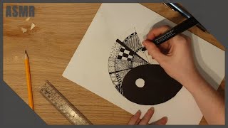 ASMR Relaxing Drawing / doodling (No talking) soft triggers and tingles