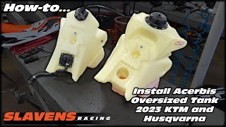 How-to Install Acerbis Oversized Tank 2023 KTM and Husqvarna