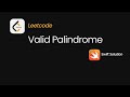 Leetcode | #125  Valid Palindrome(easy)| Swift solution (Day 5)