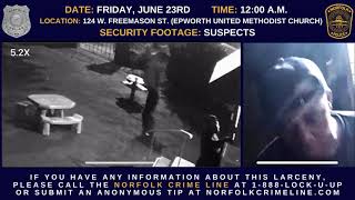 Norfolk Police need help identifying larceny suspects