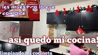 decore mi cocina muy navideña🎄