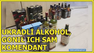 LUBIN. Ukradli alkohol, gonił ich sam komendant