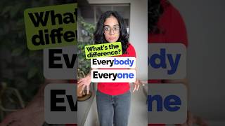 'EVERYBODY' vs 'EVERYONE' - Is There A Difference? Quick English Speaking Tips #learnenglish #esl