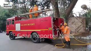 Goan Reporter News: Fire Breaks Out at Portais, Four Pillars, Panjim