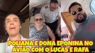 POLIANA DEU UMA CARONA AO LUCAS E RAFA ATÉ A FAZENDA TALISMÃ