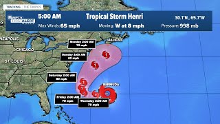 Tropical storms Grace and Henri expected to strengthen to hurricanes