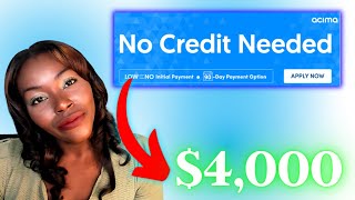 Acima Credit -  No Credit Needed | Furniture, Tires, Appliances | 90 Days same as cash