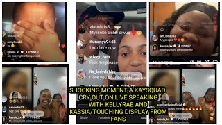 SHOCKING MOMENT A KAYSQUAD CRY OUT ON LIVE SPEAKING WITH KELLYRAE AND KASSIA/TOUCHING DISPLAY FROM