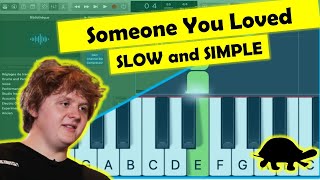 lewis capaldi - someone you loved - piano tutorial - easy slow