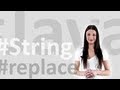 How to write string replace java application