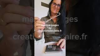 confection d' un marque-pages en direct