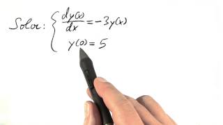 Exponential Function Solution - Differential Equations in Action