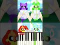 Shawerma COMPLETE EDITION Animation (Poppy Playtime 3 Animation) - Easy Piano Tutorial #shorts
