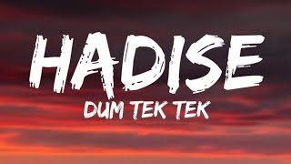 Hadise - Düm Tek Tek (Lyrics)