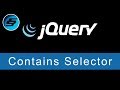 Contains Selector - jQuery Ultimate Programming Bible