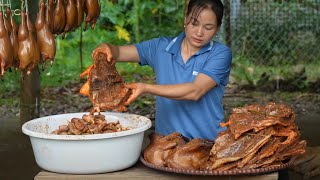 Process of Making Smoked Duck   Cooking with Singlemom   Lý Phúc An