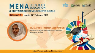 Higher Education in Sudan - H. E. Professor Intisar Al-Zein Saghiroun