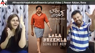 #BheemlaNayak-#LalaBheemla Lyrical Video Song Reaction | Pawan Kalyan, Rana | Trivikram | ThamanS