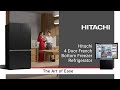 Hitachi 4 Door French Bottom Freezer Refrigerator | The Art of Ease