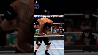 WWE 2K22 Brock Lesnar Put Roman Reigns Through The Table #shorts #brocklesnar #trending #viral