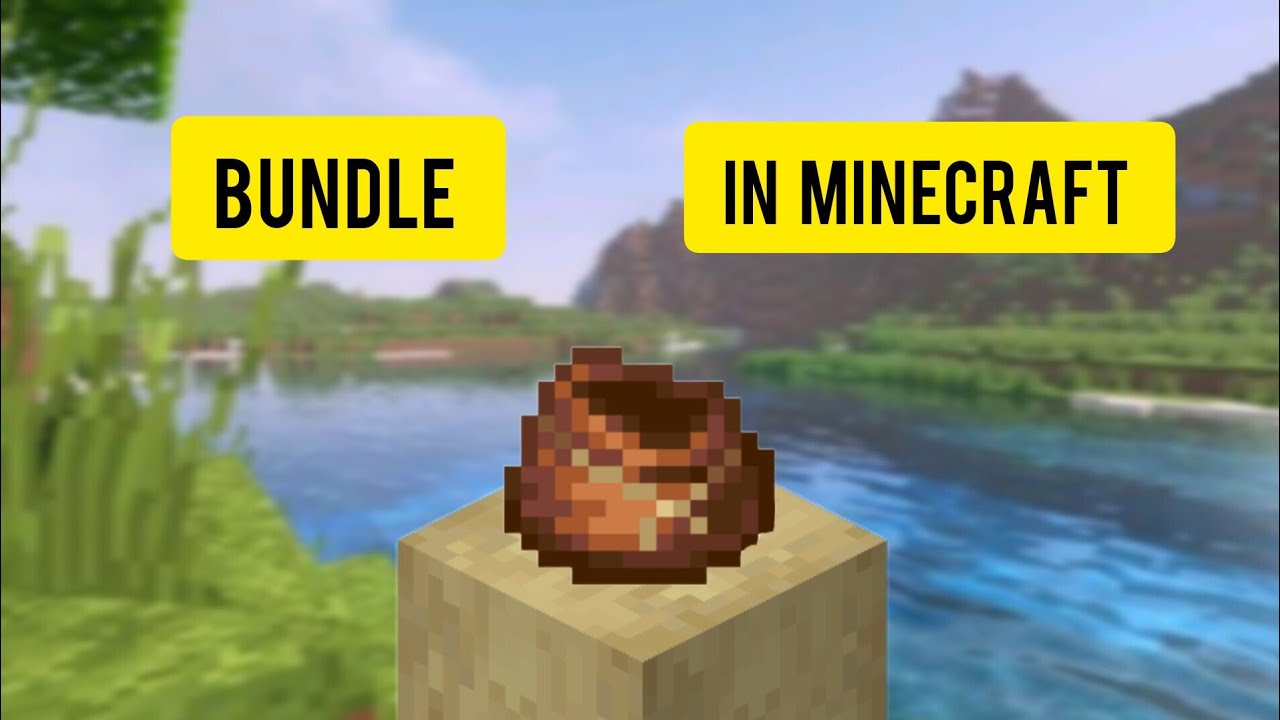 Bundle In Minecraft Java Youtube