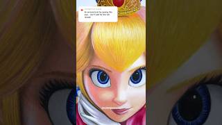 I can’t believe YouTube Commented! Princess Peach full Drawing Reveal! #shorts