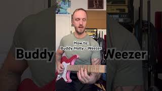 How to: Buddy Holly - Weezer #guitar #guitarlesson #weezer #buddyholly