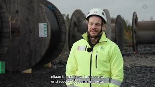 Tuulivoimaloiden energiansiirtoon Reka Kaapelin DryRex Nordic Wind -keskijännitekaapelit, Pyhäjoki