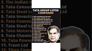 All TATA Group Listed Companies List