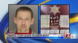 Moore Co. traffic stop yields drugs