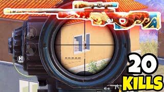 Only The FASTEST Sniper Can Win This Match in BGMI • (20 KILLS) • BGMI Gameplay