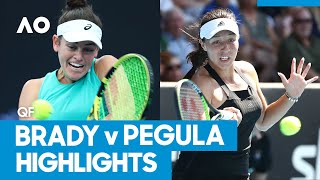 Jennifer Brady vs Jessica Pegula Match Highlights (QF) | Australian Open 2021