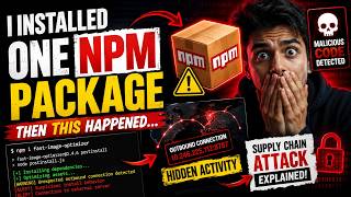 How Hackers Hide Malware in npm Packages | Supply Chain Attack (Live Demo)