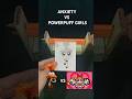 SIMPLE MAGIC TRICKS ANXIETY VS POWERPUFF GIRLS #diy #shorts #art #shortvideo #magic #youtubeshorts